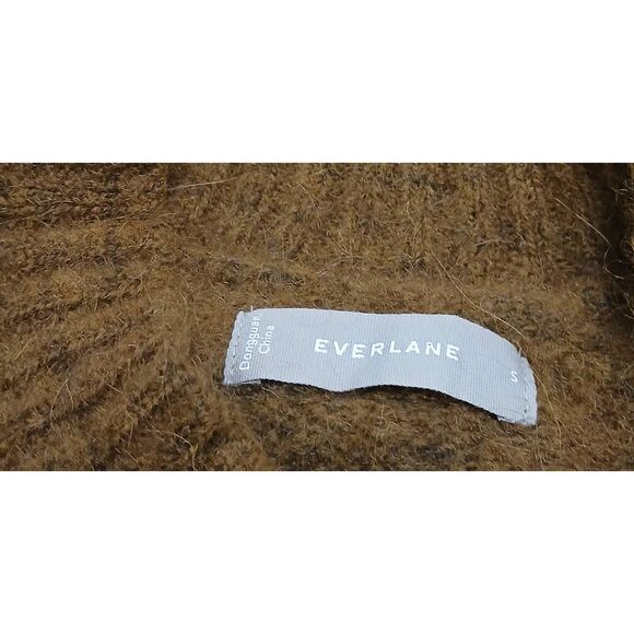 Everlane womens medium alpaca rust mustard yellow sweater super soft - Picture 6 of 8